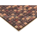 China supply factory cheap products rustic mixed design Hot - melt mosaic tiles